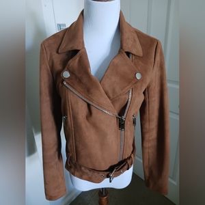 Tan brown colored coat